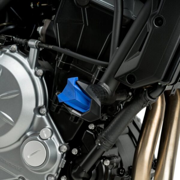 Puig Kit Rubbers For Frame Slider R19 C/Blue