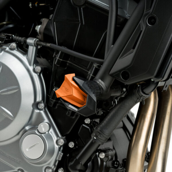 Puig Kit Rubbers For Frame Slider R19 C/Orange