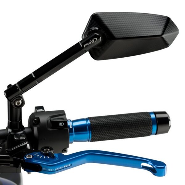 Puig Rear Mirror Mod. F1.1 Homologated S/Right C/Black-