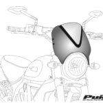 Puig Windshield Screen Vision C/Dark Smoke