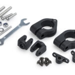 Puig Clamp Set Beam 3.0. 25.5Mm C/Black