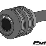 Puig Crash Bar Spare Part Nylon Vintage Screw M12 C/Bla