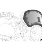 Puig Supports Front Plate Retro Univ. C/Black