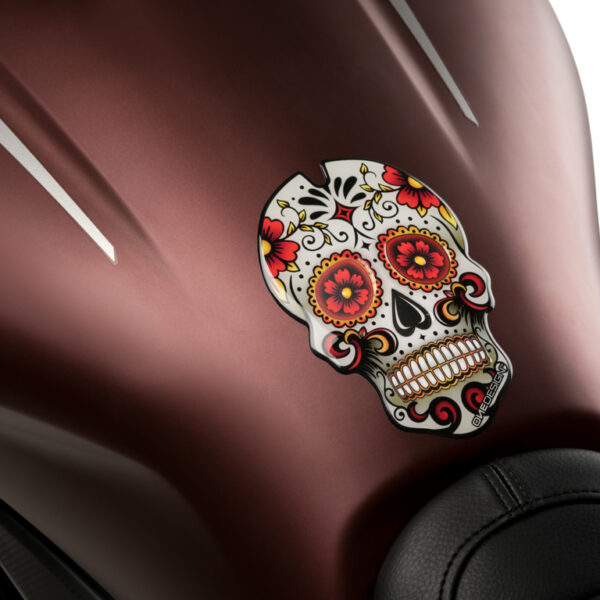 Puig Tank Pad Skull C/Red