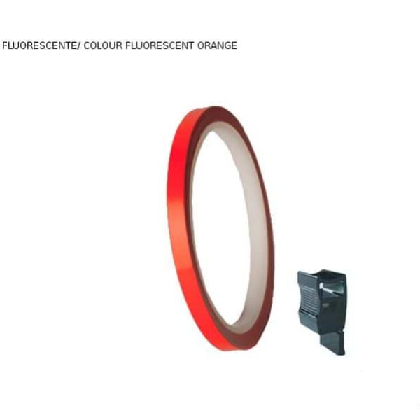 Puig Rim Strip 6 Meters+Aplicator C/Orange Fluorescent