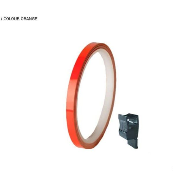 Puig Rim Strip 6 Meters+Aplicator C/Orange Fluorescent