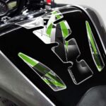 Puig Tank Pad Wings Kawasaki C/Black-Green