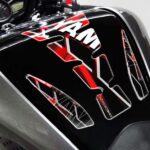 Puig Tank Pad Wings Yamaha C/Red-Black