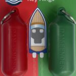 Dan-Fender Key Ring port/starboard 2 pcs set