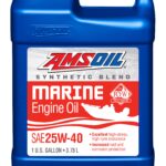 Amsoil 25W-40 Synthetic-Blend Marine Engine Oil 3.78L