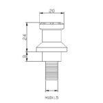 Puig Spools Hi-Tech Parts Dim.10 Ktm C/Gold