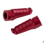 Puig Pair Footrests Hi-Tech Racing Right/Left C/Red