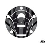 Puig Fuel Cap Cover Radical Ducati C/Grey
