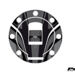 Puig Fuel Cap Cover Mod. Radical Yamaha C/Grey
