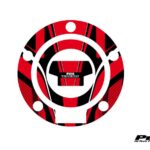 Puig Fuel Cap Cover Mod. Radical Yamaha C/Red