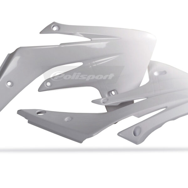 Polisport radiator scoops Honda CR150R(07-..) white (8)