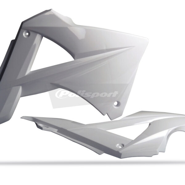 Polisport Radiator Scoops GasGas EC/EC-E125/200/250/300/450FSE(10-11) white (6)