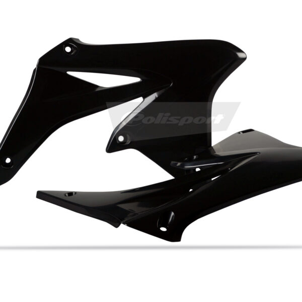 Polisport radiator scoops Suzuki RMZ250(10-18) black (6)