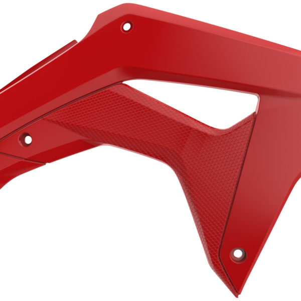 Polisport radiator scoops Honda CR150L(18-..) polisport ed OEM color Red (10)