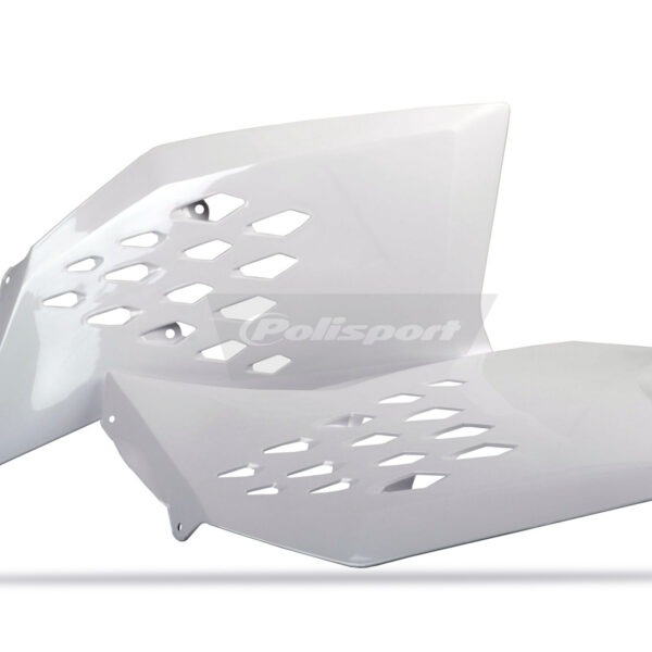 Polisport Radiator Scoops KTM SX/SX-F(07-10)EXC/EXC-F(08-11)XC/XC-F white ktm (6