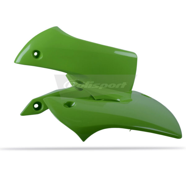 Polisport radiator scoops Kawasaki KX65(00-..)KLX110(02-09) OEM color green 05 (