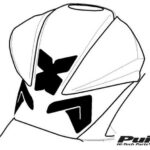 Puig Tank Pad + Side Part Kawasaki Z800 13-17'C/Carbo