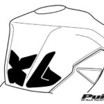 Puig Tank Pad + Side Part Suzuki Gsr750 11-17'C/Carbo