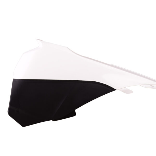 Polisport airfilter box cover KTM SX85(13-17) White KTM/Black (20)