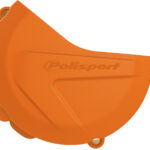Polisport clutch cover prot. SX 125/200 16-17 EXC 125/200 17 orange (7)