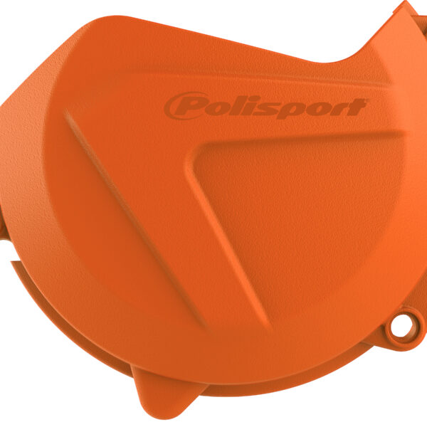 Polisport clutch cover prot. SX-F450 16-22/EXC-F450 17-23 orange (10)