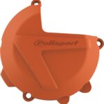 Polisport clutch cover prot. SX250 17-22 EXC 250/300 17-23 orange (10)