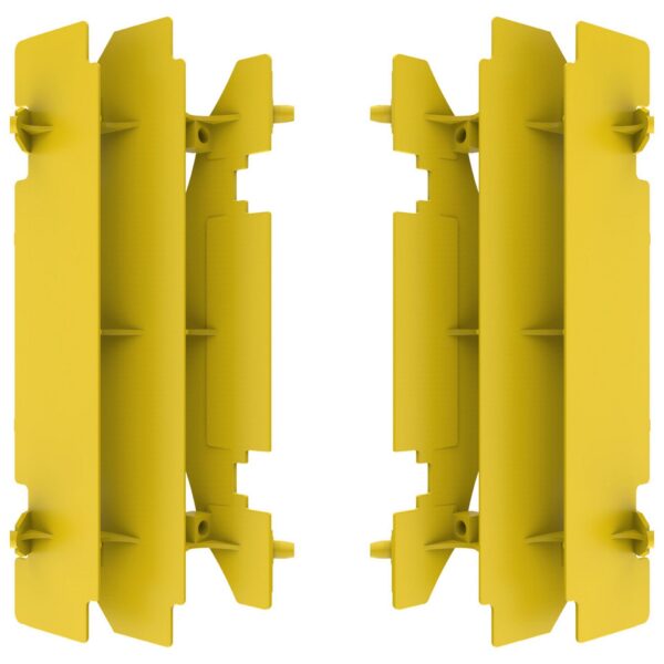 Polisport radiator louvers Suzuki RM125(01-08) RM250(96-06) Yellow rm01 (10)