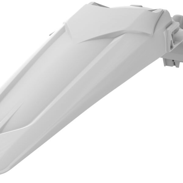 Polisport rear fender Yamaha YZ250F 19-23 YZ450F 18-22 White (1)