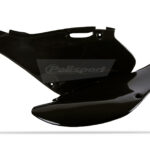 Polisport side panels Kawasaki KX125/250(99-02) black (10)