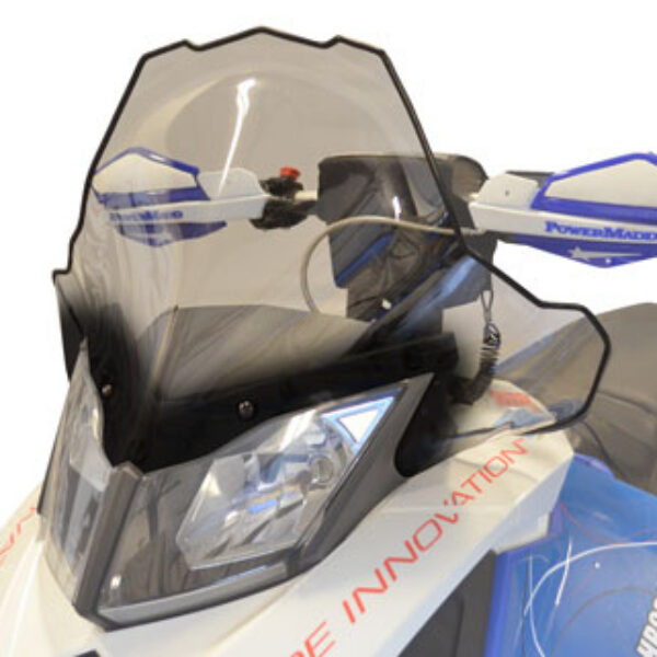 Powermadd Windshield Rev XP (17.5") Tall Clear w/Black Fade
