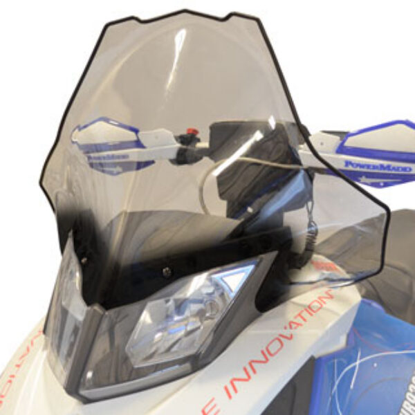 Powermadd Windshield Rev XP 20" X-Tall Clear w/Black Fade