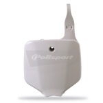 Polisport number plate KX65(00-..)KLX110(02-09)KLX(03-06) white (8)