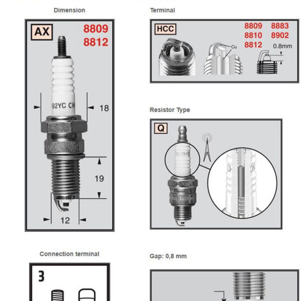 Champion Sparkplug L78V (BUHW-2)