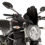 Puig Touring Screen Ducati Monster 1200R 16'-20' C/Blac