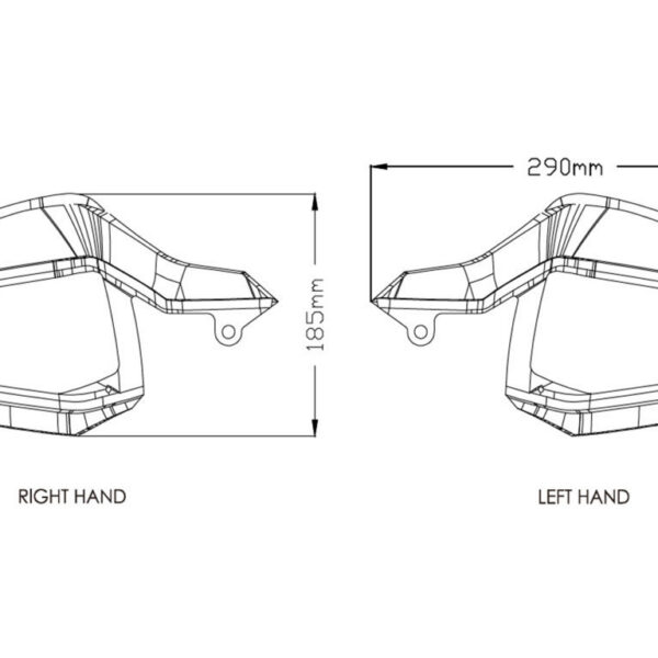 Puig Hand Guards Honda Crf1000L Africa Twin 16-18'