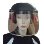 Greentek Face protector & Ear muffs Clear visor (CE & Ansi)