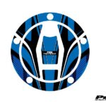 Puig Fuel Cap Cover Mod. Radical Kawasaki C/Blue