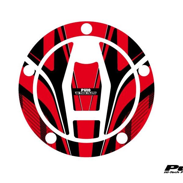 Puig Fuel Cap Cover Mod. Radical Kawasaki C/Red