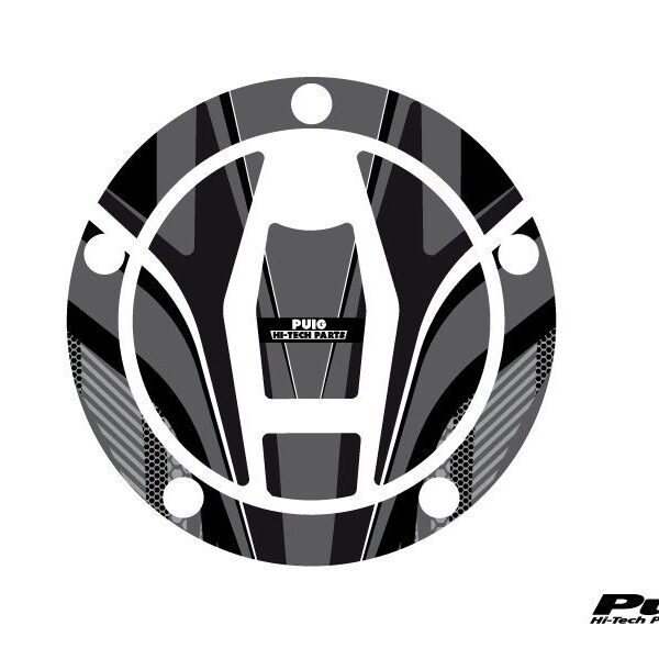 Puig Fuel Cap Cover Mod. Radical Kawasaki C/Grey