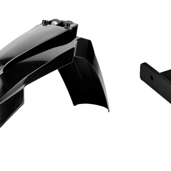 Polisport Kit front fender ktm(17)+adapter SX(07-12) EXC(08-13) black (6)