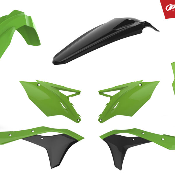 Polisport kit Kawasaki KX250F (17-18) Green/black (1)