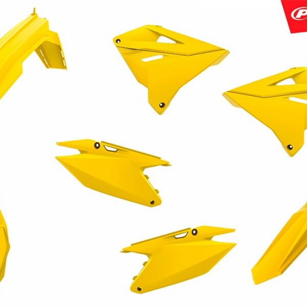 Polisport MX Complete Kit Suzuki RM125/250 (01-08) Restyling 19 style Yellow (1)