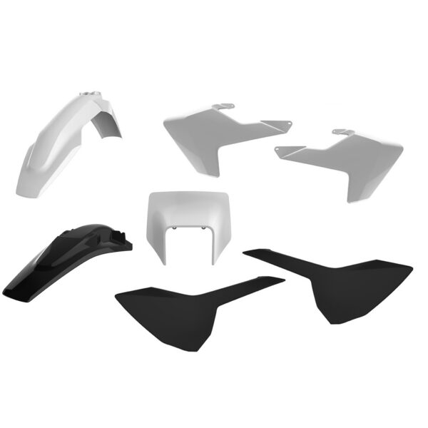 Polisport kit w/ mask Husqvarna TE/FE(17-19) White/black (1)