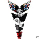 Puig Tank Pad Mod. Moon C/Silver