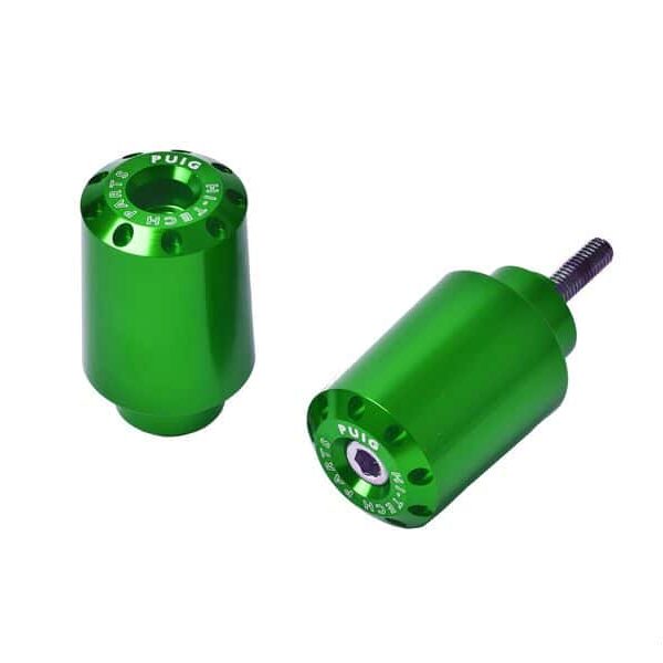 Puig Bar End Aluminum Kawasaki Z650 C/Green